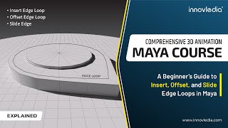 Maya Course • Insert Edge Loop, Offset Edge Loop, and Slide Edge in Maya • Maya Tutorial