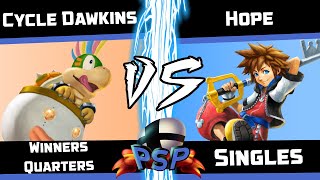 Proton Smash Pit Season 2 Finals - Cycle Dawkins (Bowser Jr.) VS. Hope (Sora) - SSBU