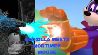 Godzilla meets Mortimer Mouse