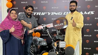 Electric Scooter Given to Customer K Night Ridder  Al Humduillah. #Benling #EV #AgroPowerEV