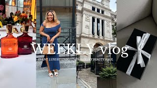 VLOG | CREED EVENT , LUXURY UNBOXINGS & GIVENCHY BEUATY HAUL |  Edwigealamode