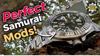 Seiko Samurai Mod Build. From Stock To Stunning