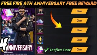 Free Fire 4th Anniversary Details in Telugu || PLS LKS AND SUBS || BY JK GAMING