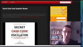 "Secret Cash Code Escalator Review"|Here is a "Secret Cash Code Escalator Review"