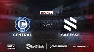 Decathlon Lebanese Basketball Championship 2025-2026 | Central vs Sagesse - Round 9