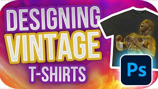 How To Design Vintage Tees In Photoshop 2023!  **Part 1**