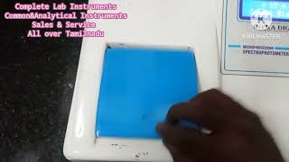 How to operate a visible Spectrophotometer || infra digi ||@Letsknowservice