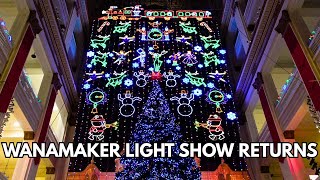 The Wanamaker Light Show Returns for Christmas 2025 - Philadelphia Christmas Market