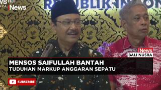 Social Minister Saifullah Denies Allegations of Marking Up School Shoe Budget