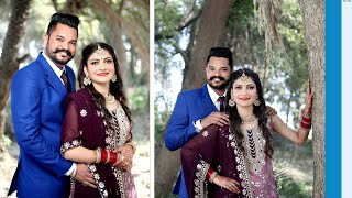 LAKHWINDER & RUPINDER RECEPTION STORY | UNIQUE PHOTOGRAPHY