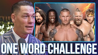 John Cena Describes His Opponents In Just One Word