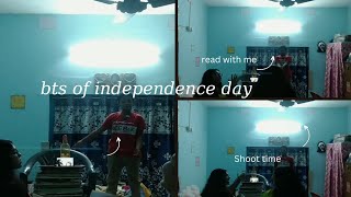 BTS of independence day shoot/goriber camera setup🤣/Behind the scene@Sampurna_official