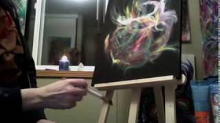 Channelling Spirit Energy onto the Canvas -3 Creating Meditation Art