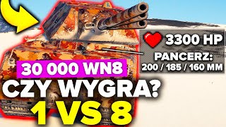 INDESTRUCIBLE TANK - 1 VS 8 - World of Tanks