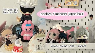 a certified yapper unboxes kpop albums, CDs and anime merch ✩ neokyo/mercari japan haul