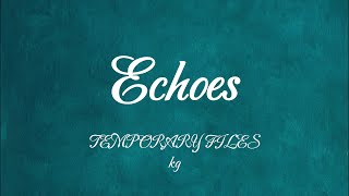 Echoes - KG. | TEMPORARY FILES (Visualizer)