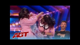 Tik Tok GIRLS GET INTO A FIGHT On Americas Got Talent - Wait For It!