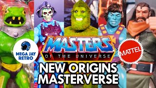 MOTU Origins Moss-Man Revealed, Masterverse New Adventures Skeletor - Mega Jay Retro