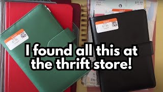 Planners & Notebooks From Goodwill!
