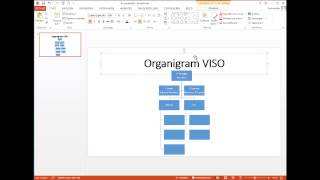 Powerpoint 2013 - Organigram viso