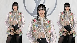 Lisa at Louis Vuitton Paris Fashion week 2024 #lisa #louisvuitton #parisfashionweek2024