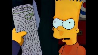 Every Bart Simpson "Eat My Shorts"