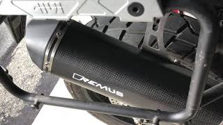 2017 Africa Twin with Remus Exhaust