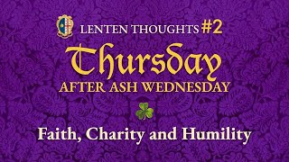 2-Lenten Thoughts 2024: Thursday after Ash Wednesday
