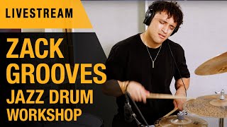Zack Grooves brings Jazz to Thomann! Live Drum Workshop