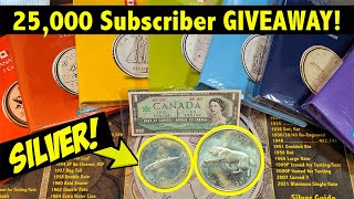 I'm giving away SILVER and Other Goodies! 25,000 Subscriber Giveaway - Comment Video!!