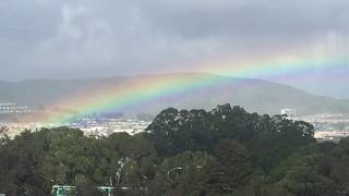 Rainbow over YouTube HQ