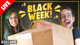 BLACK FRIDAY LIVE MED ROBINSAMSE 🔔 VI PAKKER JERES PAKKER  🖤🛒