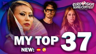Eurovision 2026 - My Top 37 (NEW: 🇪🇸🇧🇹) (Silly Comments & Ratings)