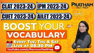 8:30 PM,  10th Sep - Boost Your Vocabulary 6 | By Pratham Test Prep