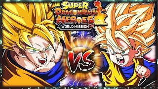 GOKU VERSUS GOTEN! SUPER DRAGON BALL HEROES!