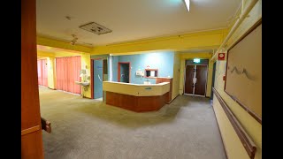 Decaying Abandoned Hospital with power and alarms going off Part 1