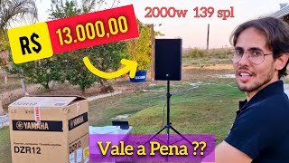 Yamaha DZR 12 Unboxing and Outdoor Test! #yamahaaudio #soundsystem