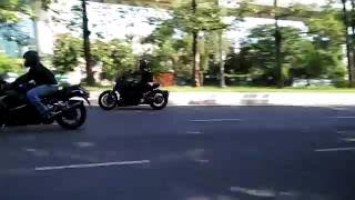 hayabusa and ducatti gang warming up in greater noida