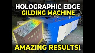 Fully Auto Book Edge Gilding Machine for Notebooks & Books | High Speed Production