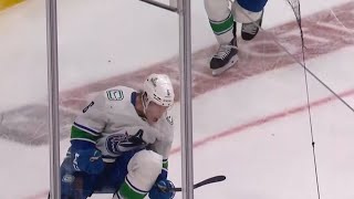 Brock Boeser scores game tying hat-trick goal in Nashville