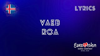 LYRICS | VAEB - ROA | EUROVISION 2025
