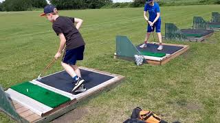 First Time, 9 and 12, 2020 Pandemic Golf