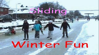 Sliding Winter Fun (IJspret Daarlerveen 2010) Henk Top joking jazz walz © original old audio tape