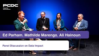 Panel Discussion on Data Impact: Ed Parham, Mathilde Marengo & Ali Hainoun