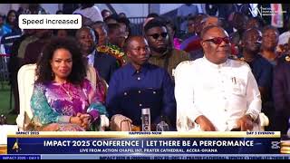 John Mahama’s Visit to Duncan Williams and Joshua Selman @ IMPACT 2025- Gives Spirit-filled Message!