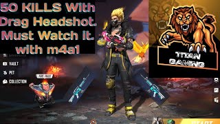 50 KILLS WITH DRAG HEADSHOT || MUST WATCH IT.😮😮