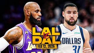 Los Angeles Lakers vs Dallas Mavericks Full Game Highlights | Feb 12, 2026 | FreeDawkins
