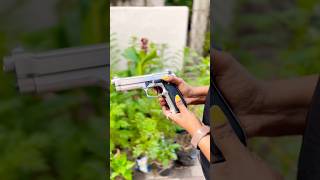 Beretta M9 Airsoft Green Gas BB Pistol 🔥 Review | Realistic Blowback! @ShootWithShiny