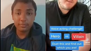 Hero vs Villain | Voice Acting Challenge @ProZD @chrisgreenfieldva