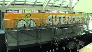 GameSpot South Hall Post-It Time Lapse